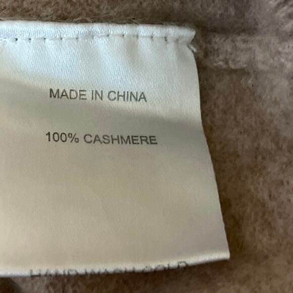 Quince Brown 100% Cashmere Cozy Knit Crew Long Sleeve Pullover Sweater Top Sz S - Picture 4 of 4